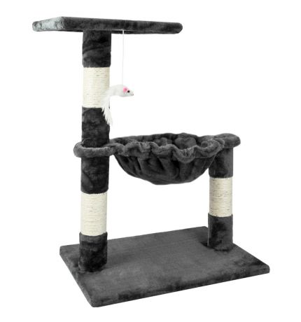 cat tower with hammock