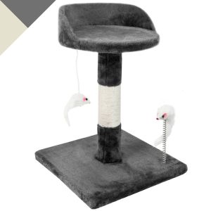 Chair Style Cat Tree in Grey